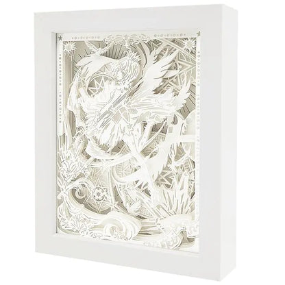 Creative Paper Cut Light with 3D Frame for Gifts