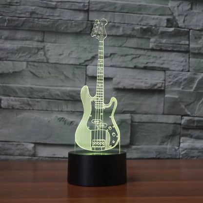 3D Color Changing LED Night Light Bass Illusion Decor