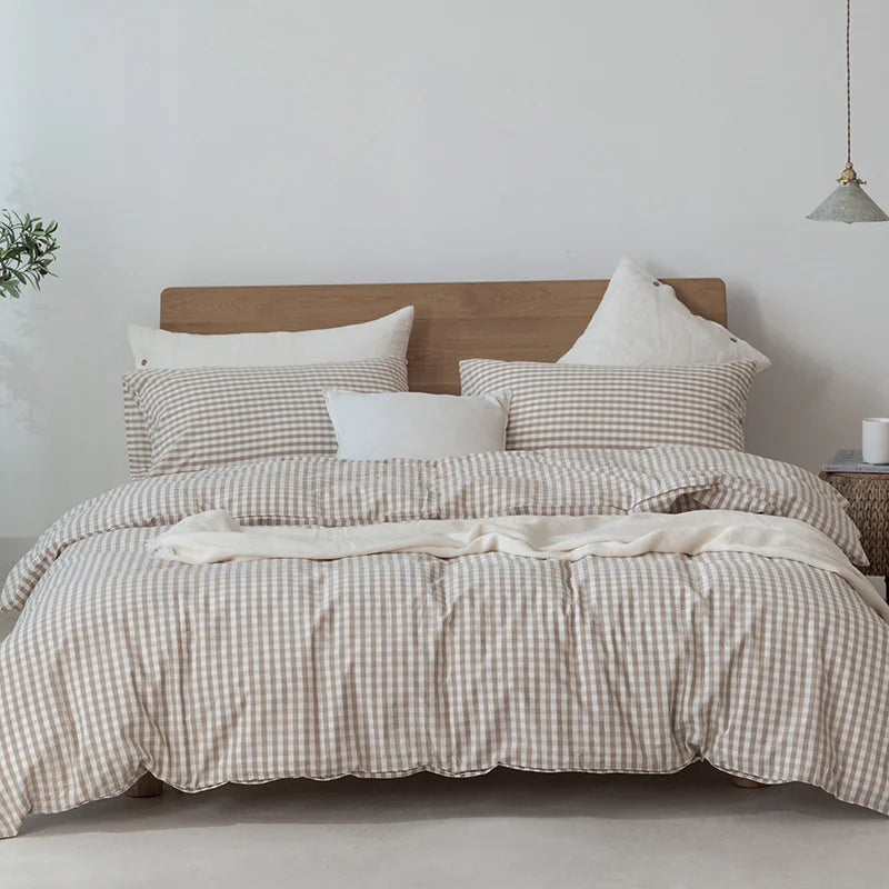 Minimalist Muji-Inspired Japanese Bedding Set