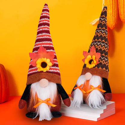 Thanksgiving Sunflower Gnome Decoration for Windows