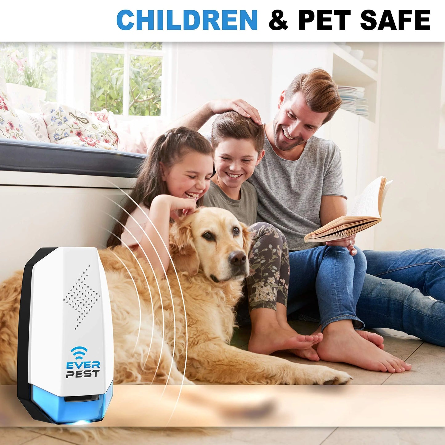 Ultrasonic Pest Conttol Plug in 2 Pack Electronic Insect Defender Roach Bed Bug