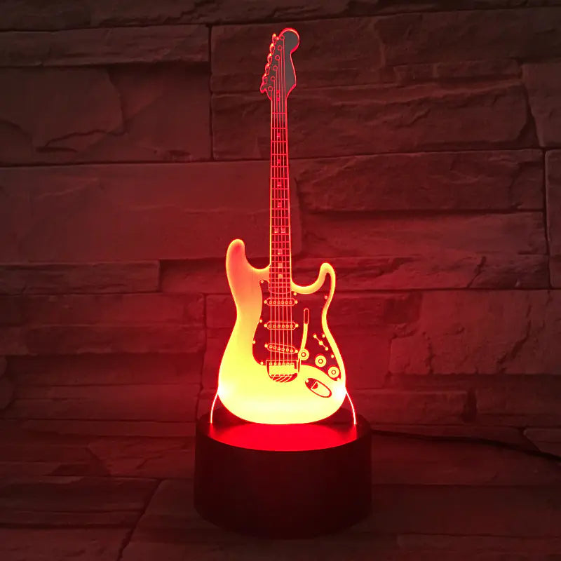 3D Color Changing LED Night Light Bass Illusion Decor