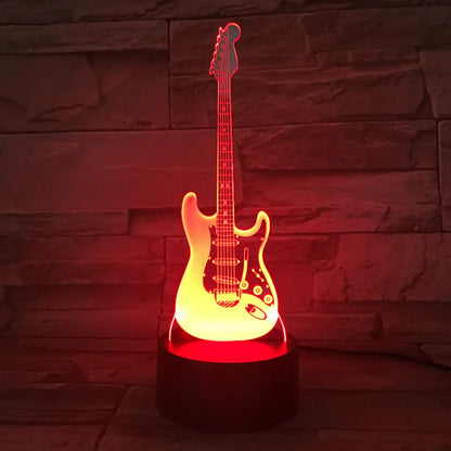 3D Color Changing LED Night Light Bass Illusion Decor